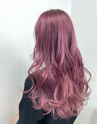 ロング カラー コレットヘアー 田中アヤノのヘアスタイル
