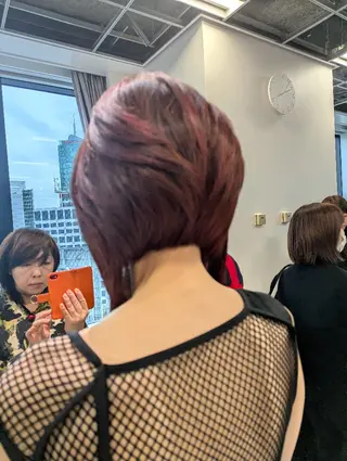 ミディアム 早坂 繁喜のヘアスタイル