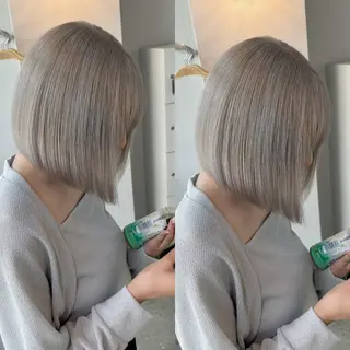 ミディアム カラー yoriダブルカラー 代表すがわらのヘアスタイル
