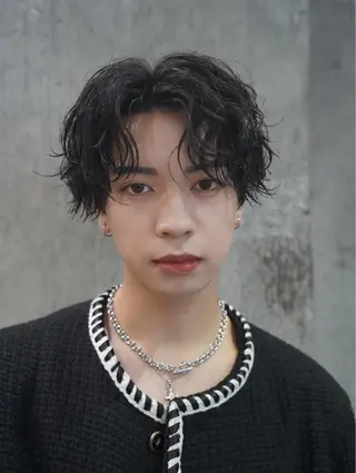 パーマ メンズ 雪音/美髪縮毛矯正 /ニュアンスパーマのヘアスタイル