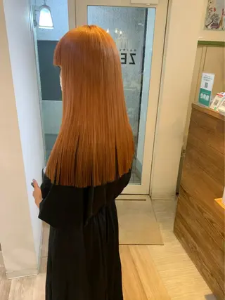 ロング カラー コトミ【メンズ】 【曲がる縮毛矯正】のヘアスタイル