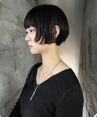 ショート 名古屋/大須/ カットモデル/なつみのヘアスタイル