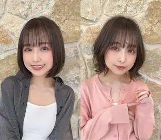 ショート 梶 久菜乃のヘアスタイル