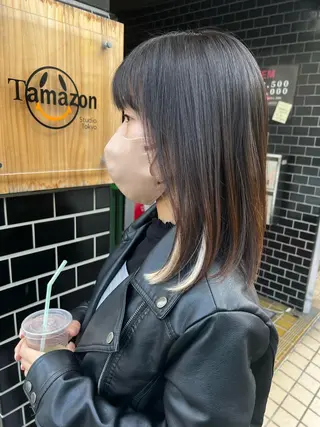 ミディアム ✅自然にまとまる レイヤーカット梅澤徹のヘアスタイル