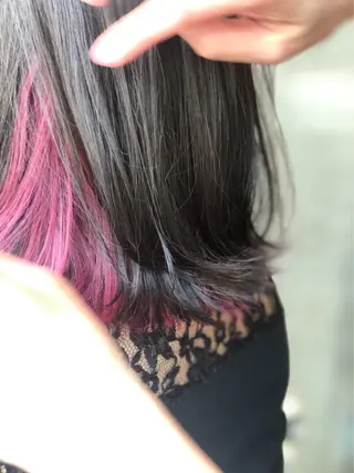カラー 両国駅徒歩1分⭐️ アイロン仕上げのヘアスタイル