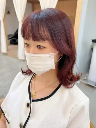 ショート 🌷レイヤー縮毛/ 艶カラー/ami🌷のヘアスタイル