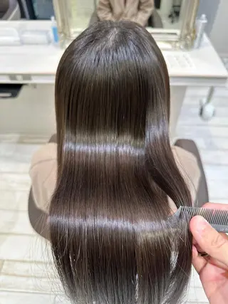 ロング 縮毛矯正専門 金井佳祐のヘアスタイル