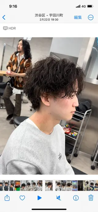 パーマ メンズ ayu ♥のマツエク・マツパデザイン