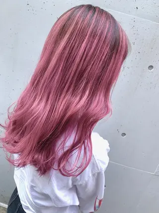ロング カラー leben serikaのヘアスタイル