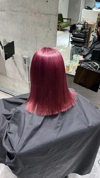 ミディアム ハイトーン特化 名古屋/たまきのヘアスタイル