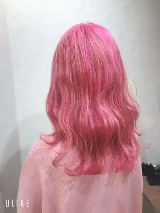 ミディアム カラー 岩谷/ブリーチ 🪽透明感カラーのヘアスタイル