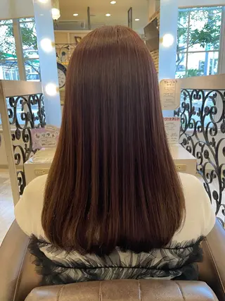 ロング パーマ 東恩納 誠のヘアスタイル