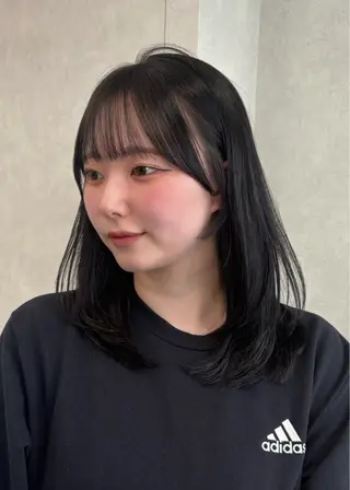 セミロング 🩵似合わせカット/ カラー/あさか 🩵のヘアスタイル