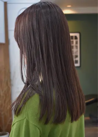 ロング カラー レイヤーボブ/ 艶カラー/サナ🌼のヘアスタイル