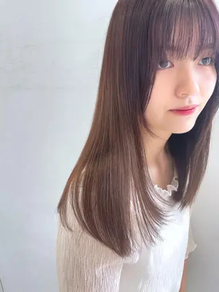 セミロング カラー ✨レイヤーお任せ✨ 林有里子のヘアスタイル