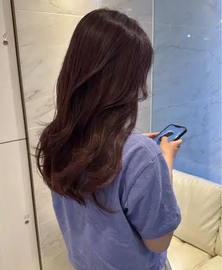 セミロング 林 唯翔のヘアスタイル