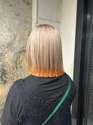 ミディアム 🌿ボブ/暖色/ 艶カラー/Rukiのヘアスタイル