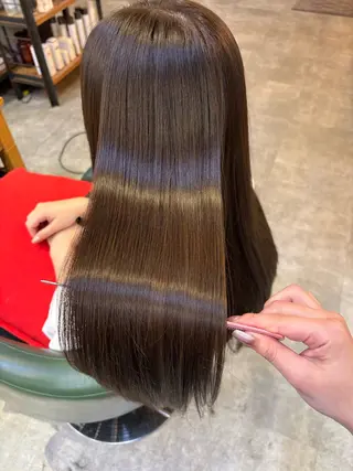 ロング 【縮毛矯正特化】 kyokaのヘアスタイル