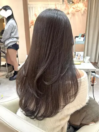 ロング カラー 韓国ヘア🦢🖤 Sayumiのヘアスタイル