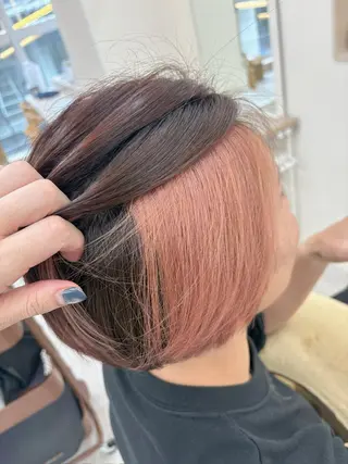 カラー メンズ NaVIユウジ 透明感カラーのヘアスタイル