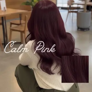 ロング カラー マンスルージュ博多店所属・バレイヤージュ& 高発色カラー/市川のヘアスタイル