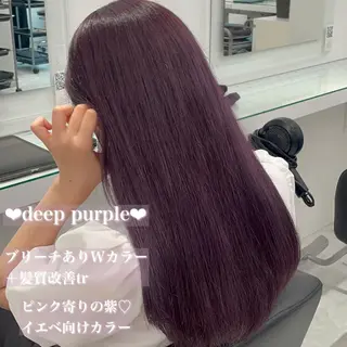 ロング カラー 💟RINNA 艶カラー💟のヘアスタイル