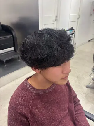ショート カラー メンズ 名古屋メンズパーマ /松井生のヘアスタイル