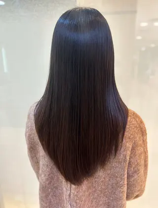ロング カラー 縮毛矯正/髪質改善/ 艶髪ササキナツミのヘアスタイル