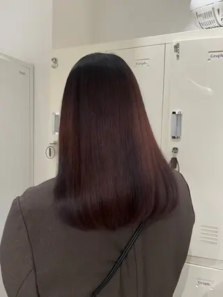 セミロング 原口 桃歌のヘアスタイル