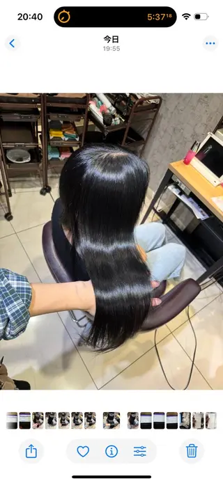 ロング カラー 🩵レイヤー✖︎ 髪質改善🩵リョウヤのヘアスタイル