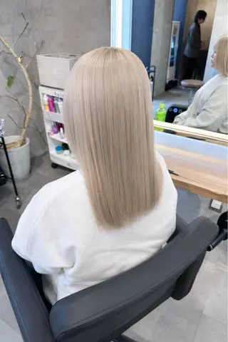 セミロング 似合わせ×艶髪 YASUAKIのヘアスタイル