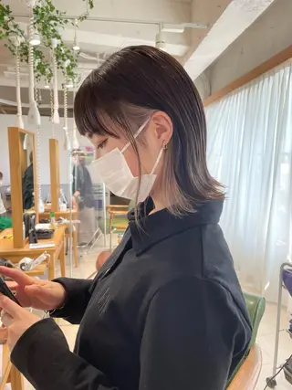 ショート カラー くがれいじ 梅田/ショート/ボブのヘアスタイル