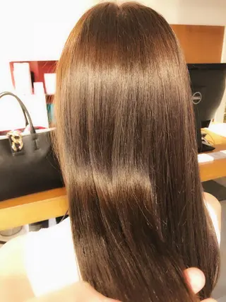 セミロング カラー 藏本 剛史のヘアスタイル