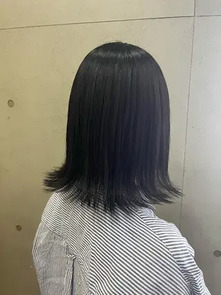 ミディアム おせ ちさとのヘアスタイル