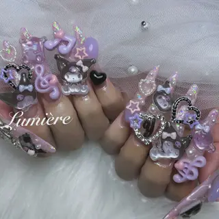 ネイル Lumière｜ ロング｜ワンホンのネイルデザイン