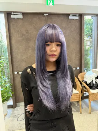 ロング 似合わせスタイル☁️ 堀内志茉🍀のヘアスタイル