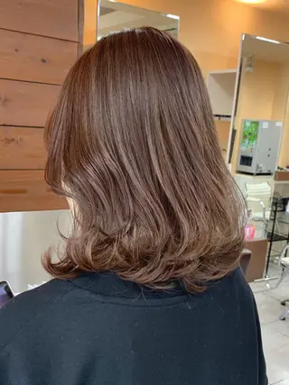 ミディアム 🫧艶髪カラー🫧 森本くるみのヘアスタイル