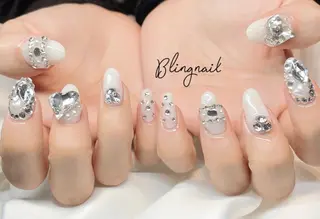 ネイル 23時まで❤︎韓国、 ワンホンネイルのネイルデザイン