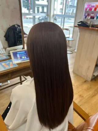 ロング ✨縮毛矯正✨艶髪✨️ 髪質改善✨鴻巣✨️のヘアスタイル