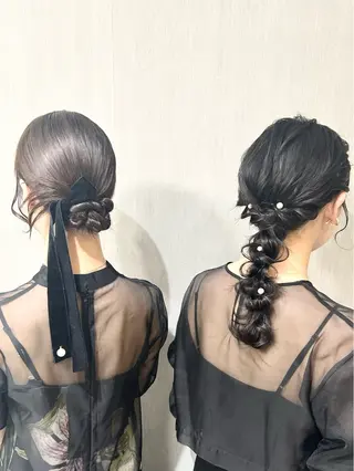 ロング ヘアアレンジ ヘアセット専門店 Rのヘアスタイル