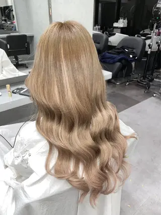 ロング カラー 🦋韓国hair🦋 エクステ店長sakiのヘアスタイル