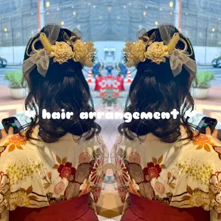 ヘアアレンジ 🫧🧸カラーヘアメ 🫧MIO🧸🫧のヘアスタイル