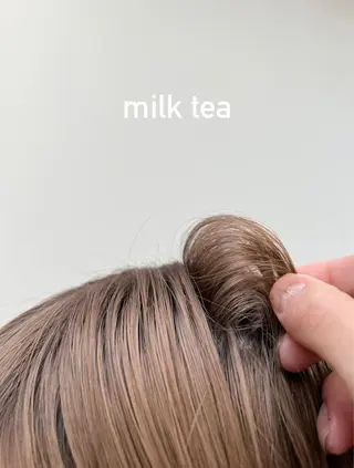 ミディアム カラー ELENA所属・ナチュラルなショート 北本空河のヘアスタイル