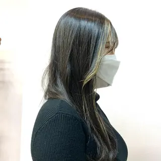 ロング カラー 大林 千尋のヘアスタイル