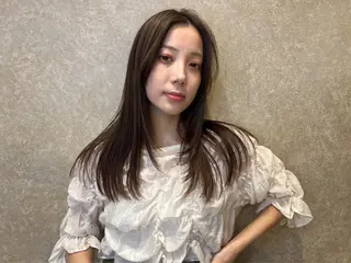 ロング 青田 明日海のヘアスタイル