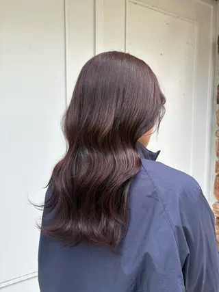 ロング 金山／森心乃　カット ブリーチモデル募集中のヘアスタイル