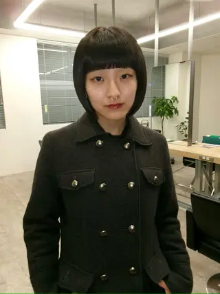 ミディアム カラー JOULE'S natsukiのヘアスタイル