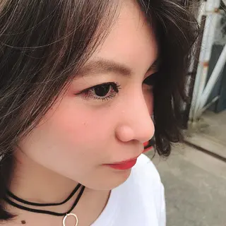 ショート カラー ヘアアレンジ 烏丸韓国ヘア🇰🇷 ayaka🎀のヘアスタイル