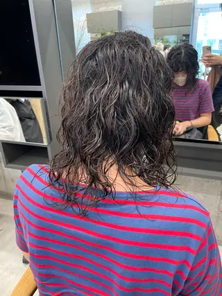 ミディアム パーマ 🌈前田 潤 /ショート/レイヤーのヘアスタイル