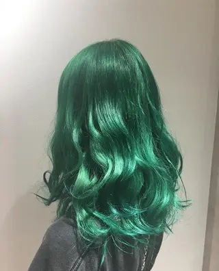 ロング カラー パーマ ヘアアレンジ メンズ キッズ FABLE HAIR ファブル難波・心斎橋のヘアスタイル